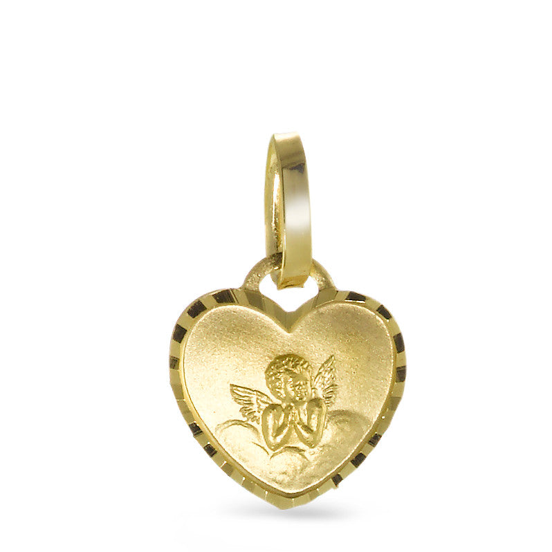 Pendant 18k Yellow Gold Guardian Angel