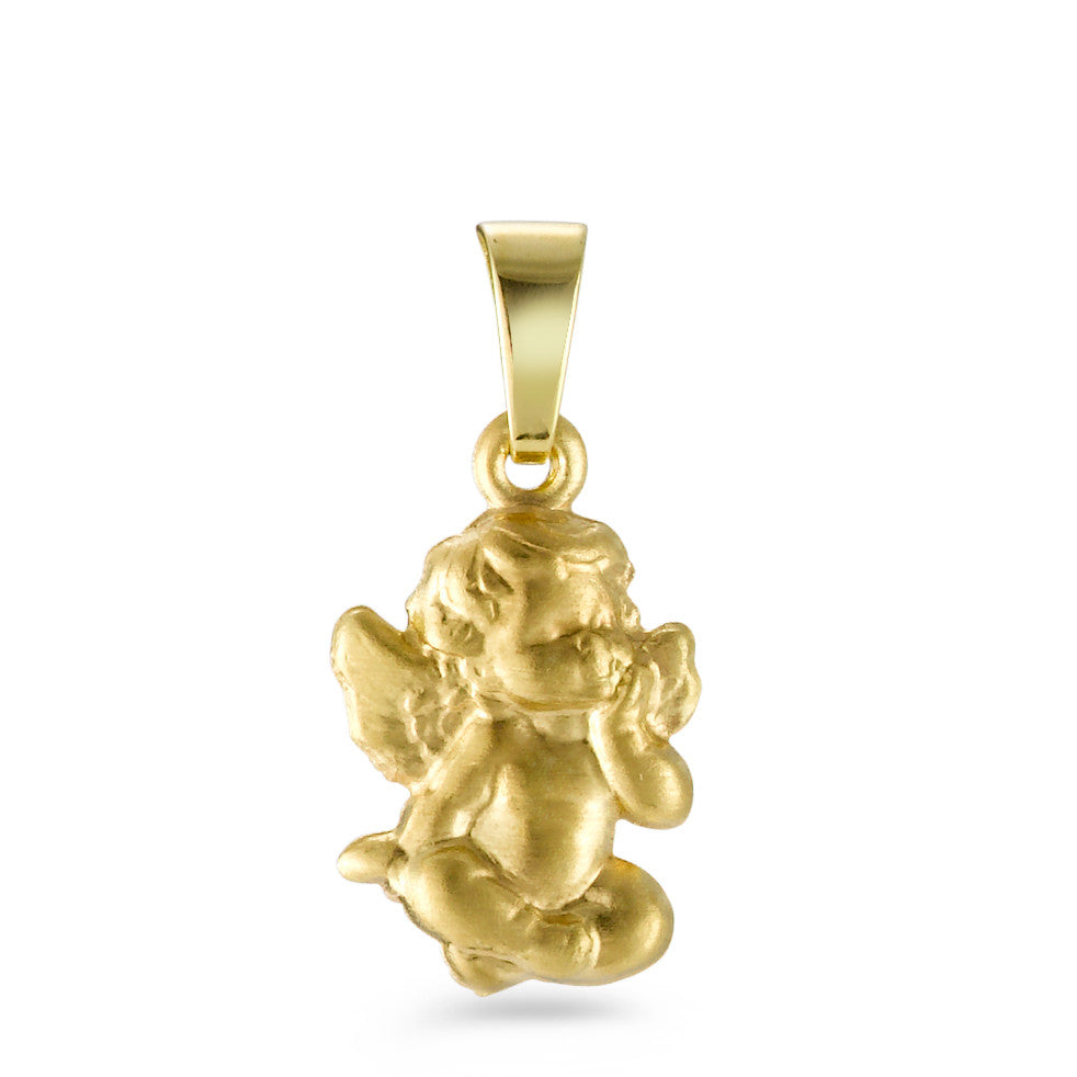 Pendant 18k Yellow Gold Guardian Angel