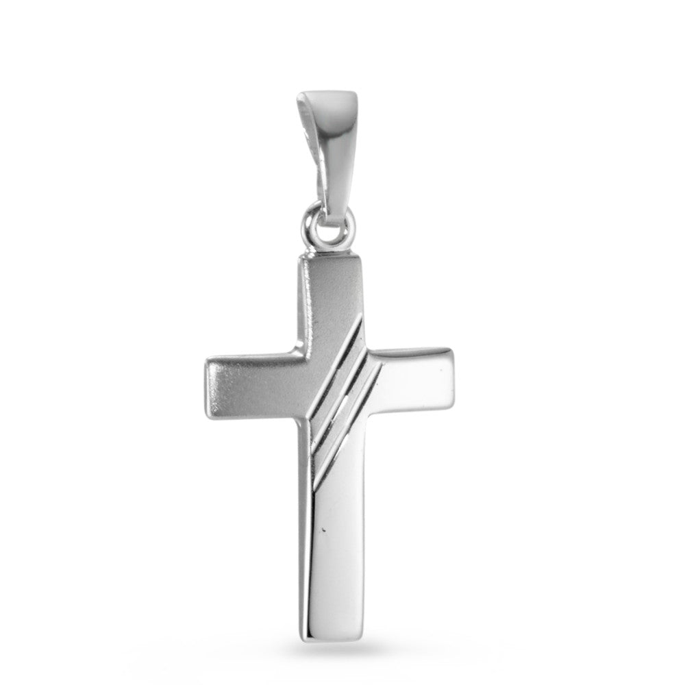 Pendant Silver Rhodium plated Cross