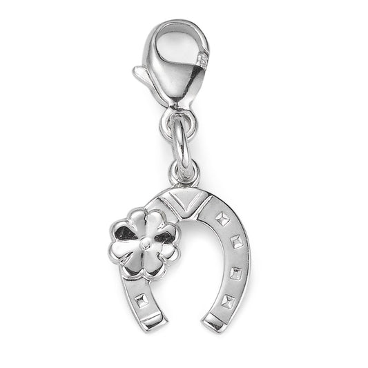 Charms Silver Rhodium plated Horseshoe