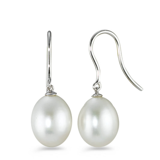 Drop Earrings Silver Rhodium plated Freshwater pearl