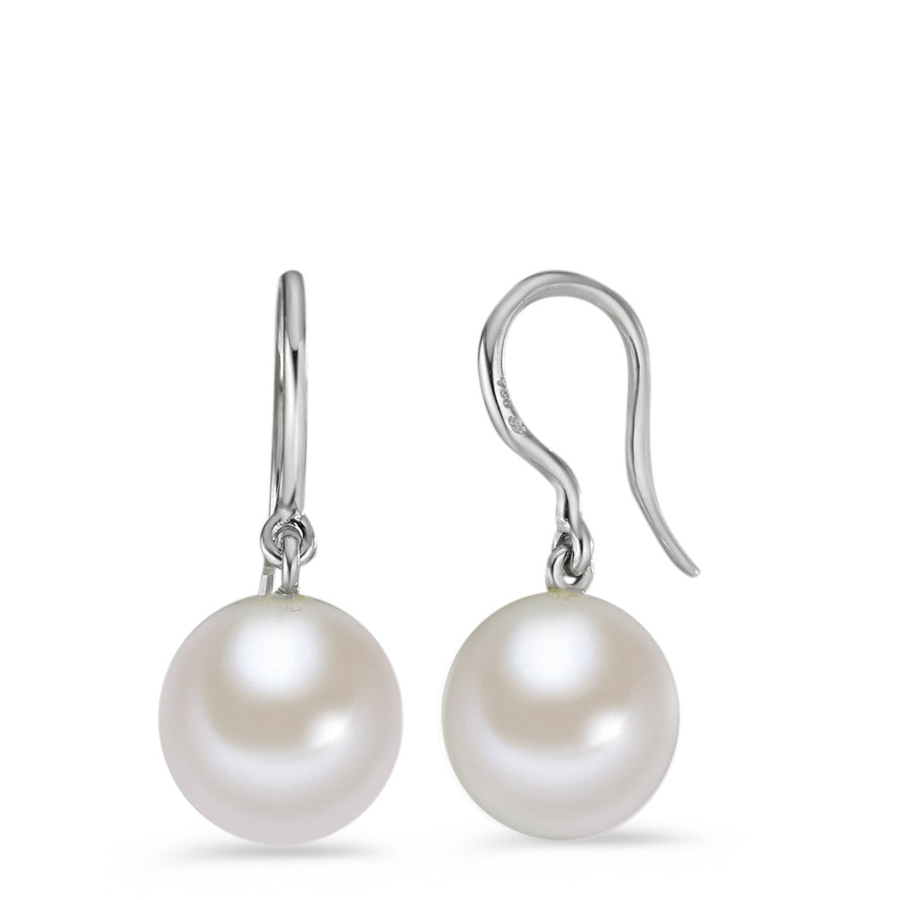 Drop Earrings 18k White Gold Freshwater pearl