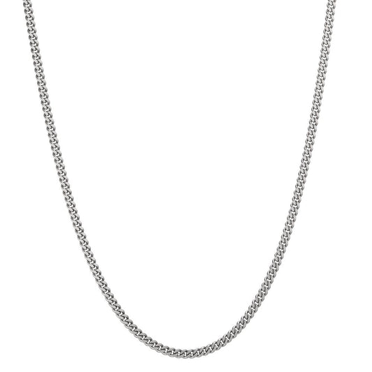 Panzer-Chain necklace 9k White Gold 38 cm