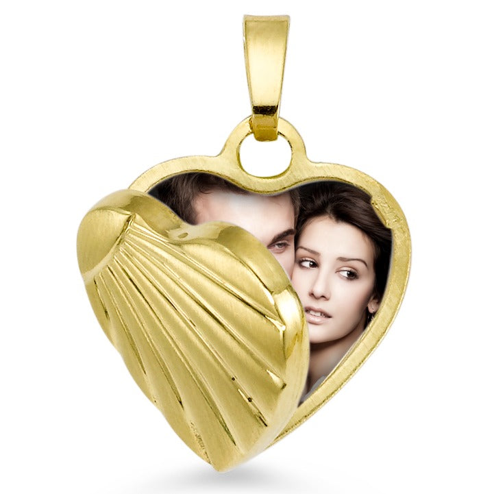 Locket 9k Yellow Gold Heart