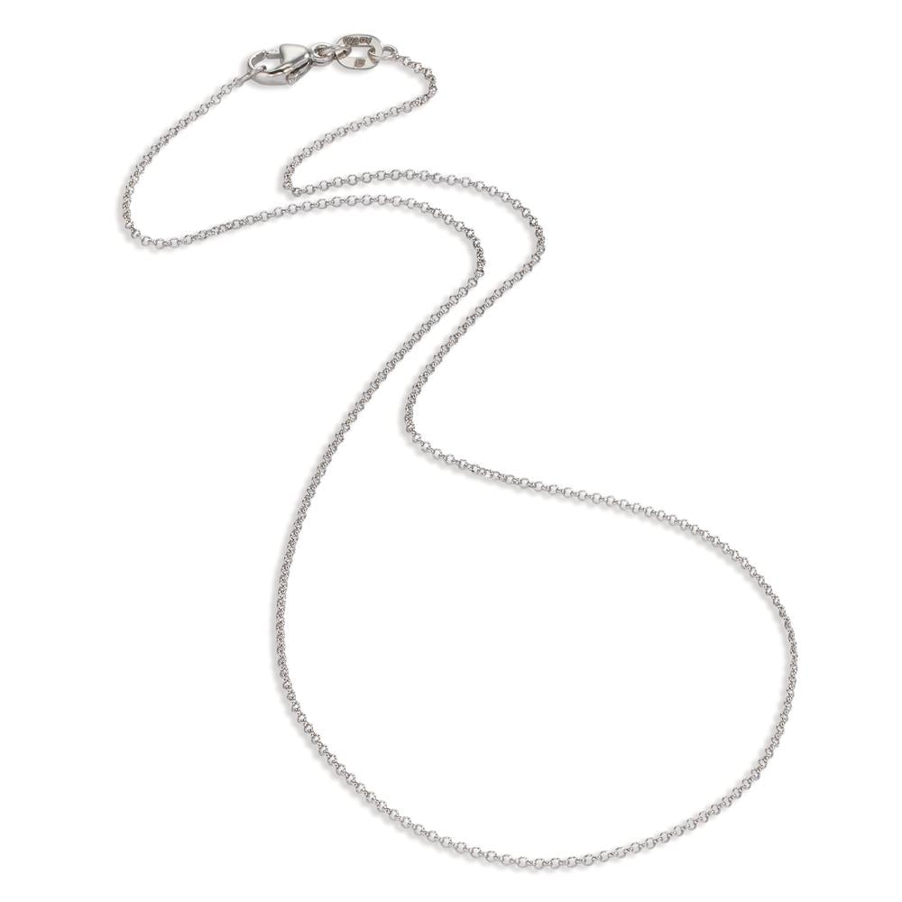 Necklace 18k White Gold 36 cm Ø1 mm