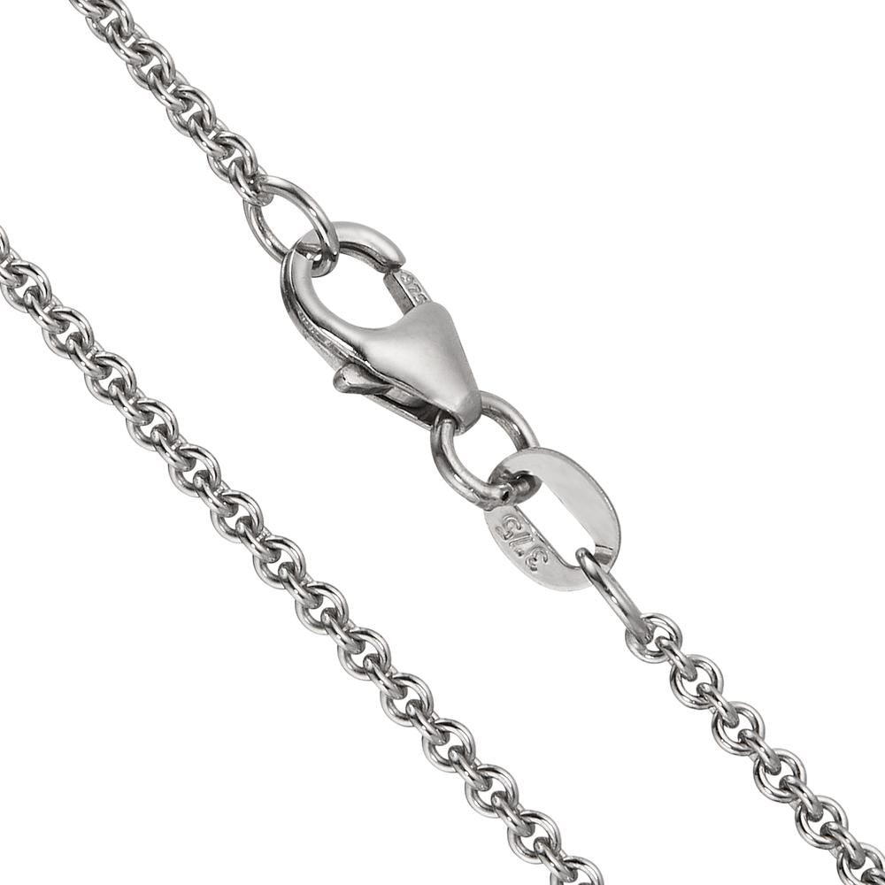 Necklace 9k White Gold 40 cm Ø1.7 mm