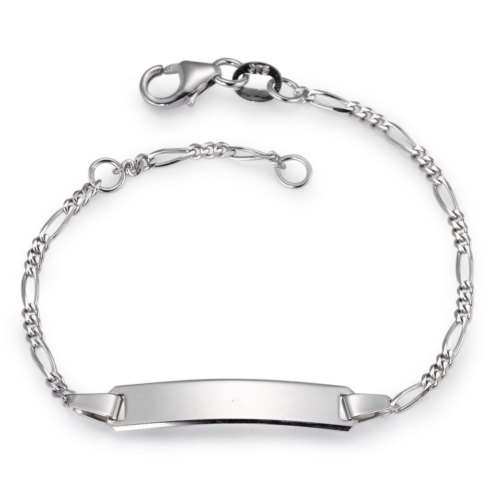 Engravable bracelet 9k White Gold 12-14 cm