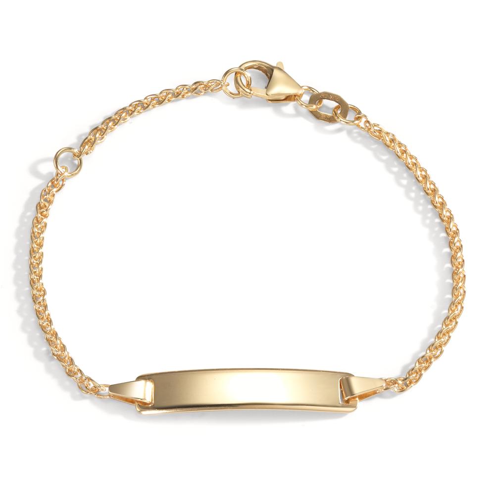 Engravable bracelet 9k Yellow Gold 12-14 cm Ø1.7 mm