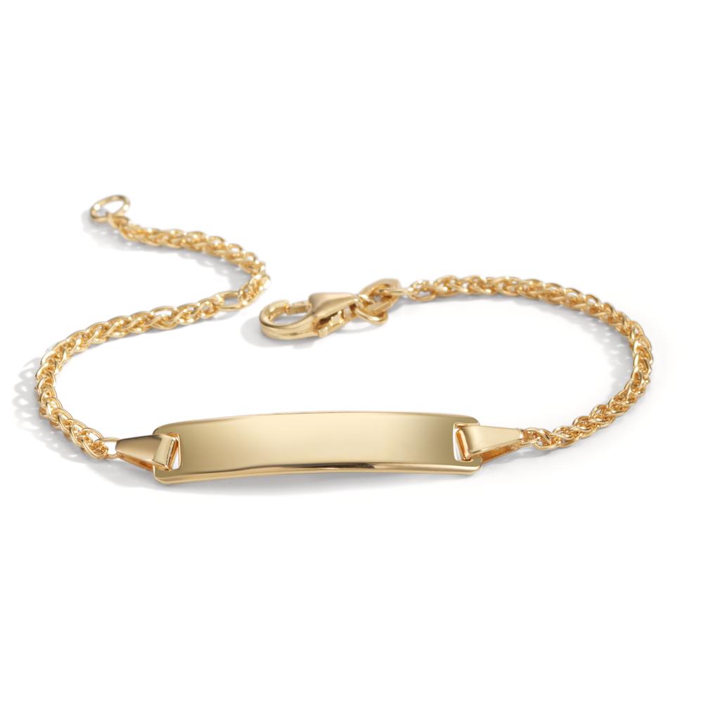 Engravable bracelet 9k Yellow Gold 12-14 cm Ø1.7 mm