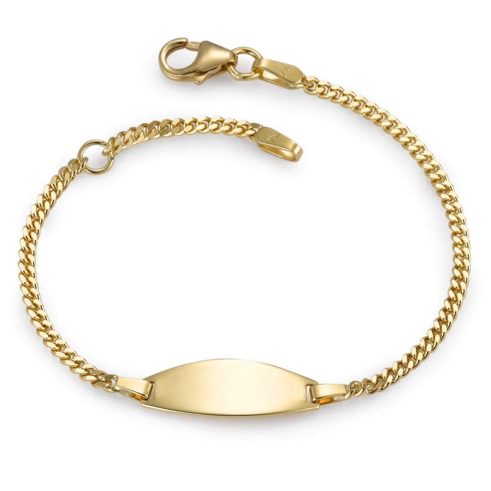 Engravable bracelet 18k Yellow Gold 12-14 cm