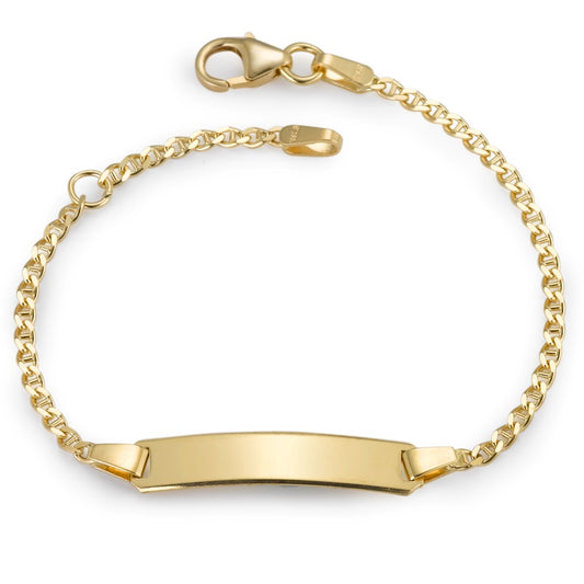 Engravable bracelet 18k Yellow Gold 12-14 cm
