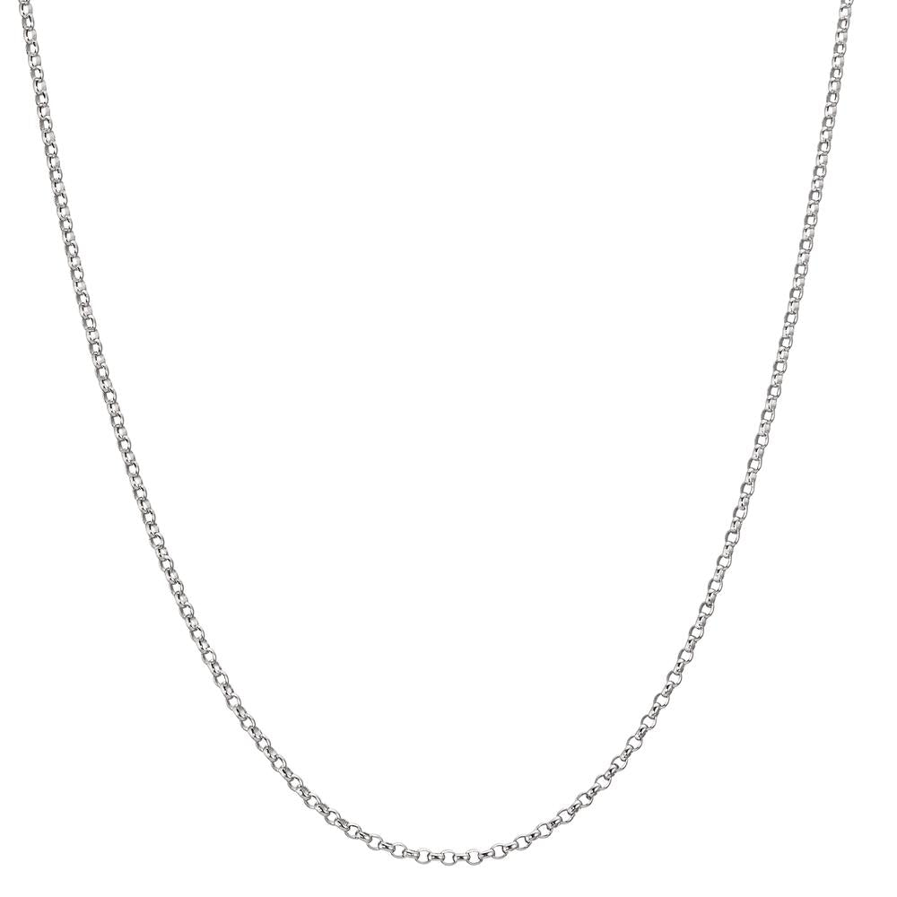 Necklace 9k White Gold 36 cm Ø1 mm