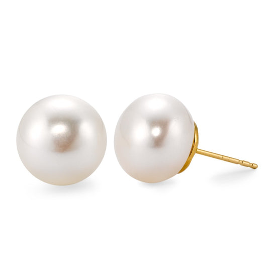 Stud earrings 18k Yellow Gold Freshwater pearl