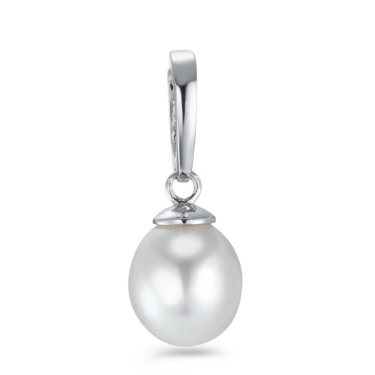 Pendant 18k White Gold Freshwater pearl