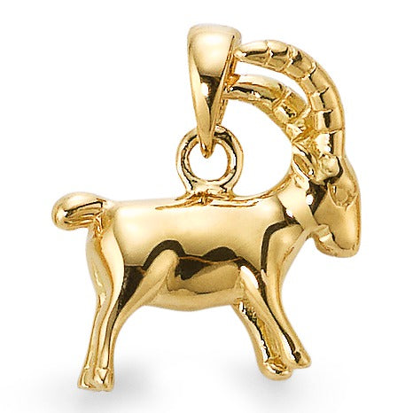 Pendant 9k Yellow Gold Zodiac Sign Capricorn