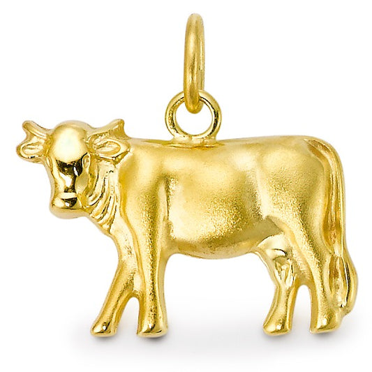 Pendant 18k Yellow Gold Cow