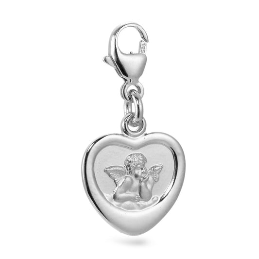 Charms Silver Rhodium plated Guardian Angel Ø12 mm