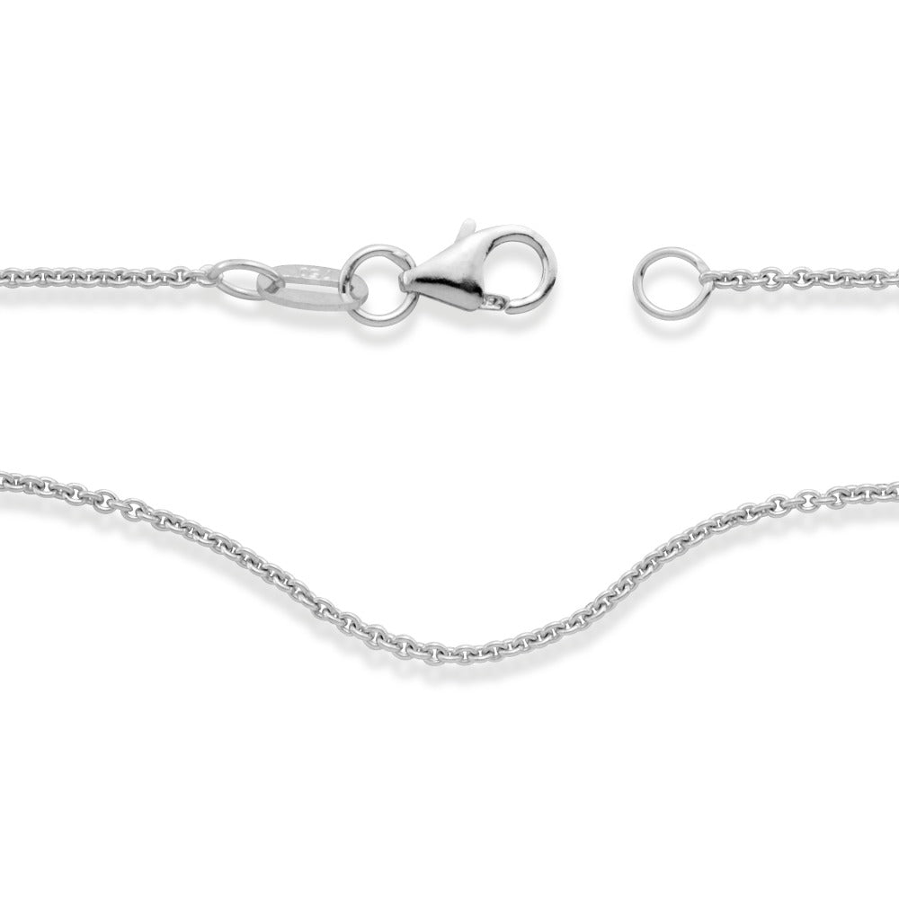 Necklace 18k White Gold 38 cm