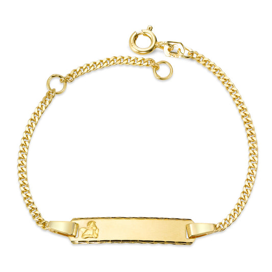 Engravable bracelet 18k Yellow Gold 12-14 cm