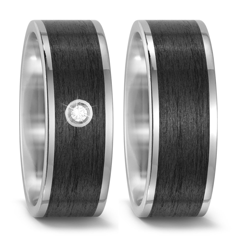 Wedding Ring Titanium, Carbon