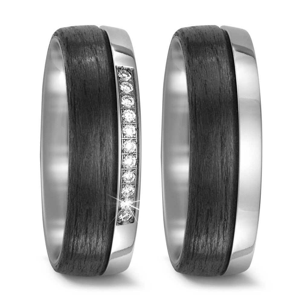 Wedding Ring Titanium, Carbon