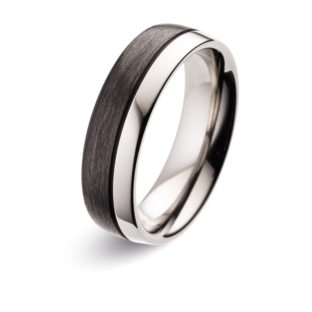 Wedding Ring Titanium, Carbon