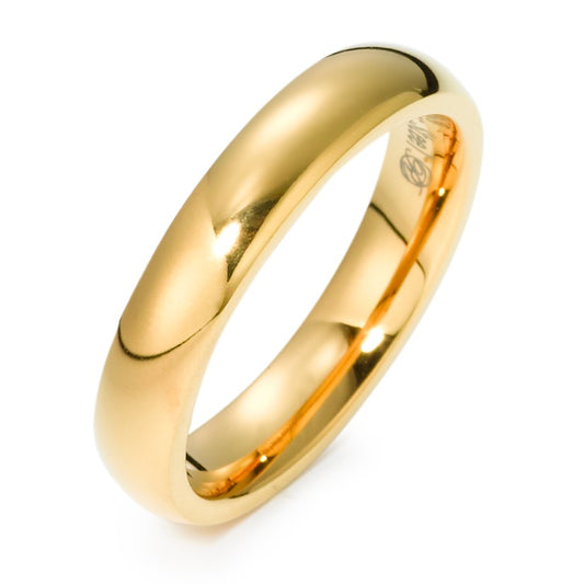 Stacking ring Stainless steel Yellow IP coated