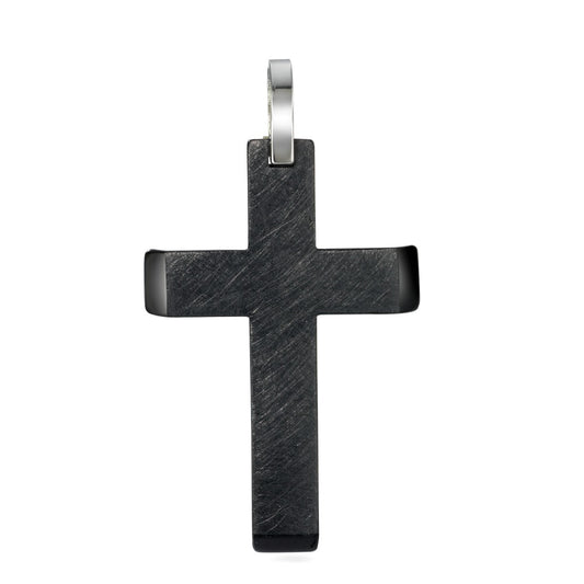 Pendant Stainless steel IP coated Cross