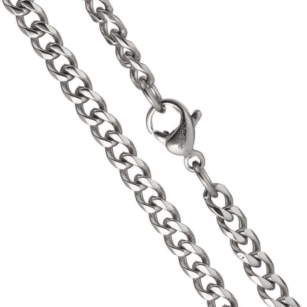 Panzer-Necklace Stainless steel 45 cm