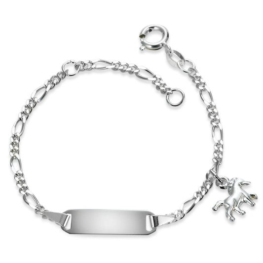 Engravable bracelet Silver Horse 12-14 cm