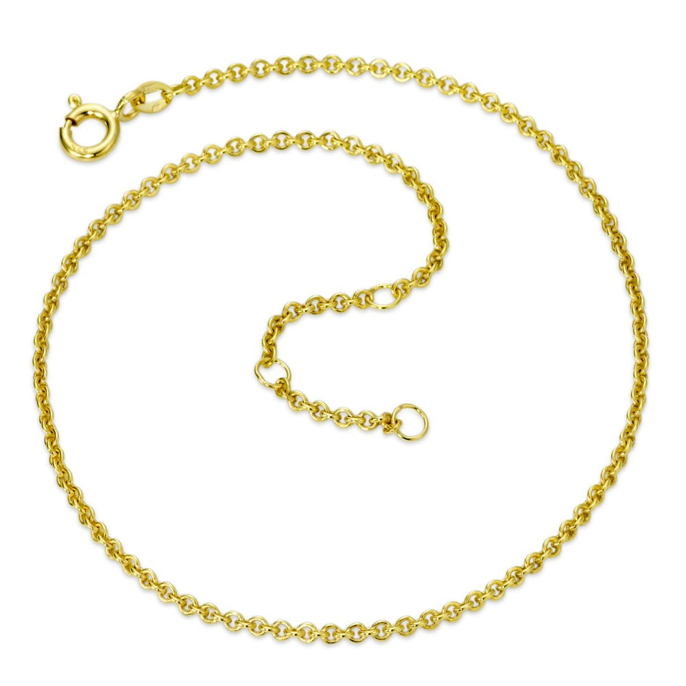 Anklet 9k Yellow Gold 23-26 cm