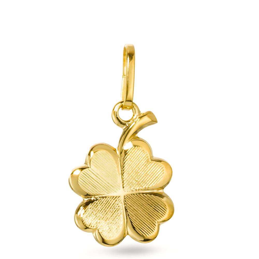 Pendant 9k Yellow Gold Cloverleaf Ø10 mm