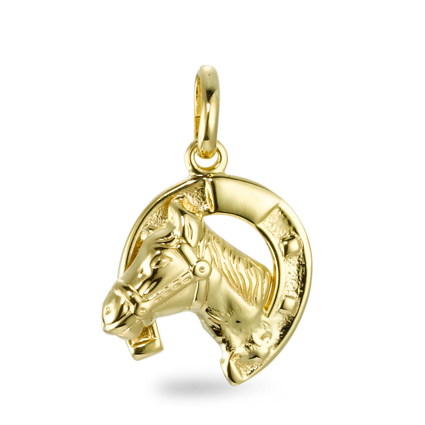 Pendant 9k Yellow Gold Horse