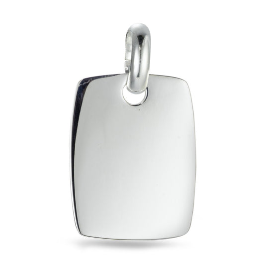 Engravable pendant Silver