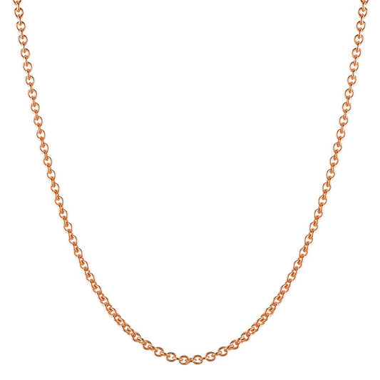 Necklace Silver Rose Gold plated 42 cm