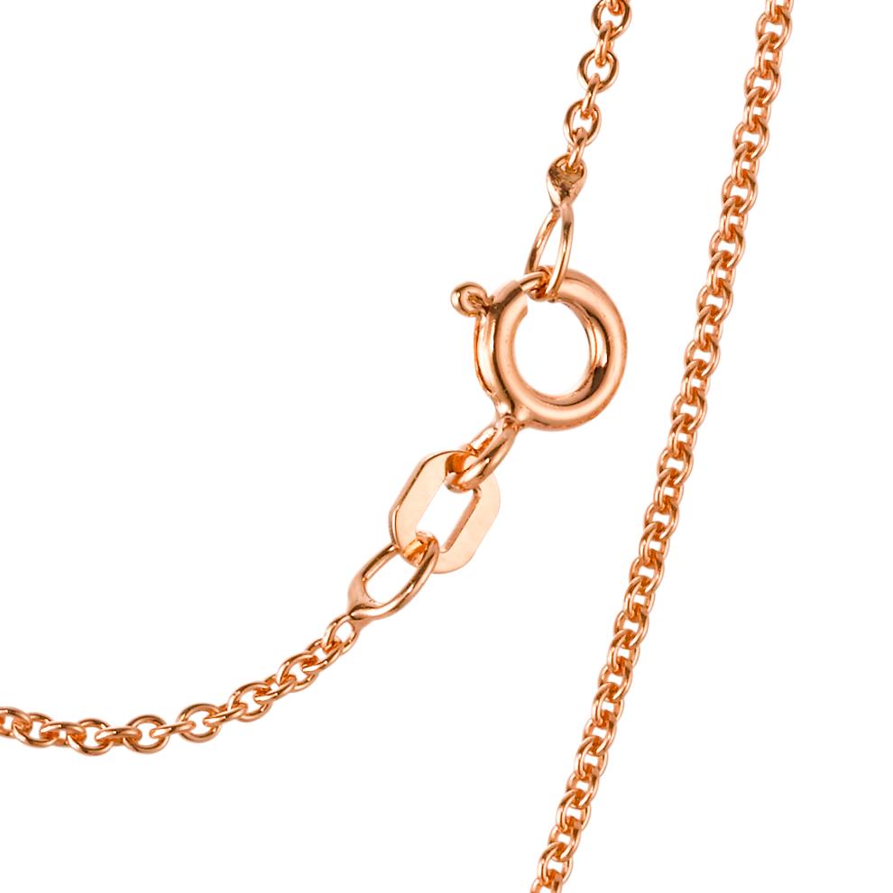 Necklace Silver Rose Gold plated 42 cm