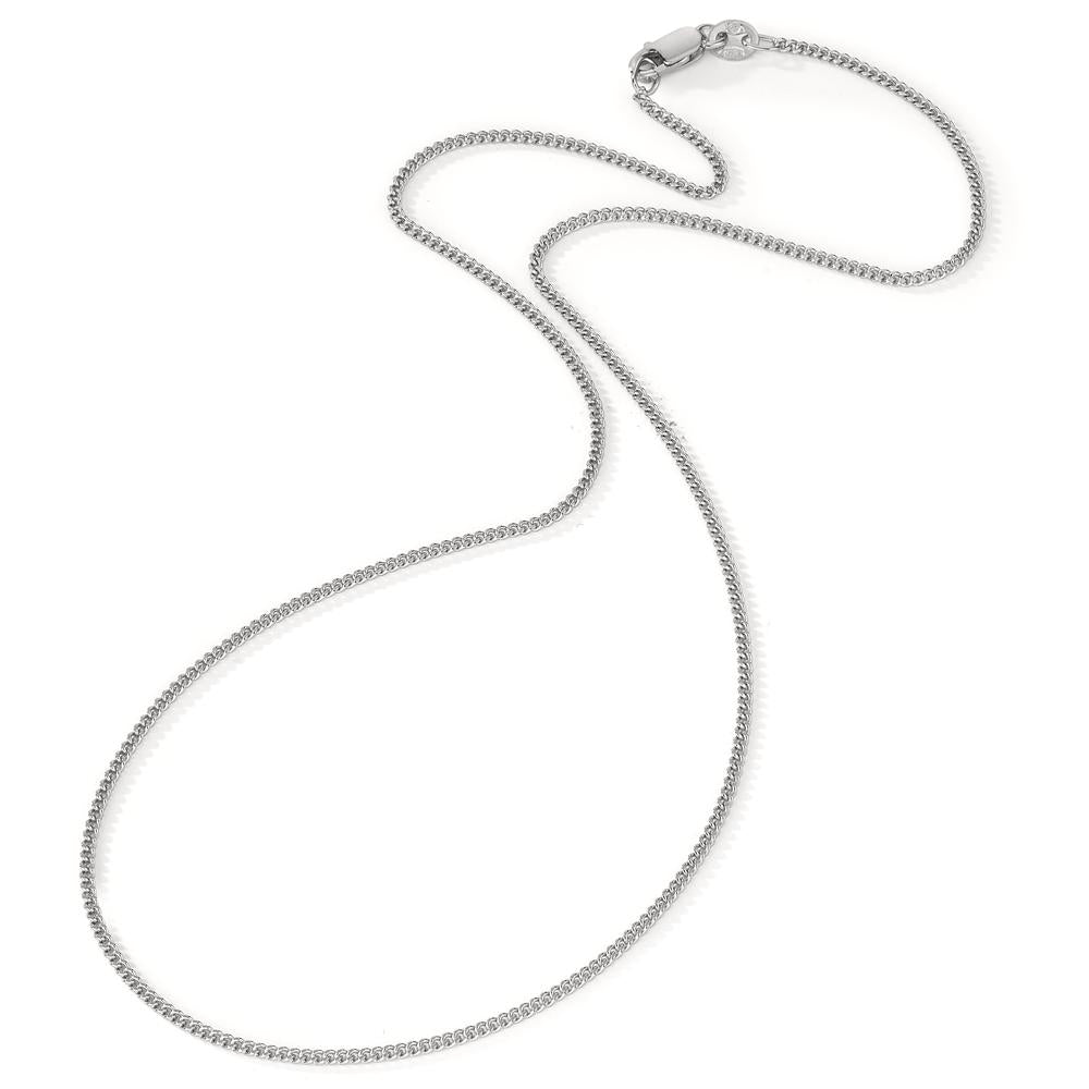 Panzer-Chain necklace Silver Rhodium plated 36 cm