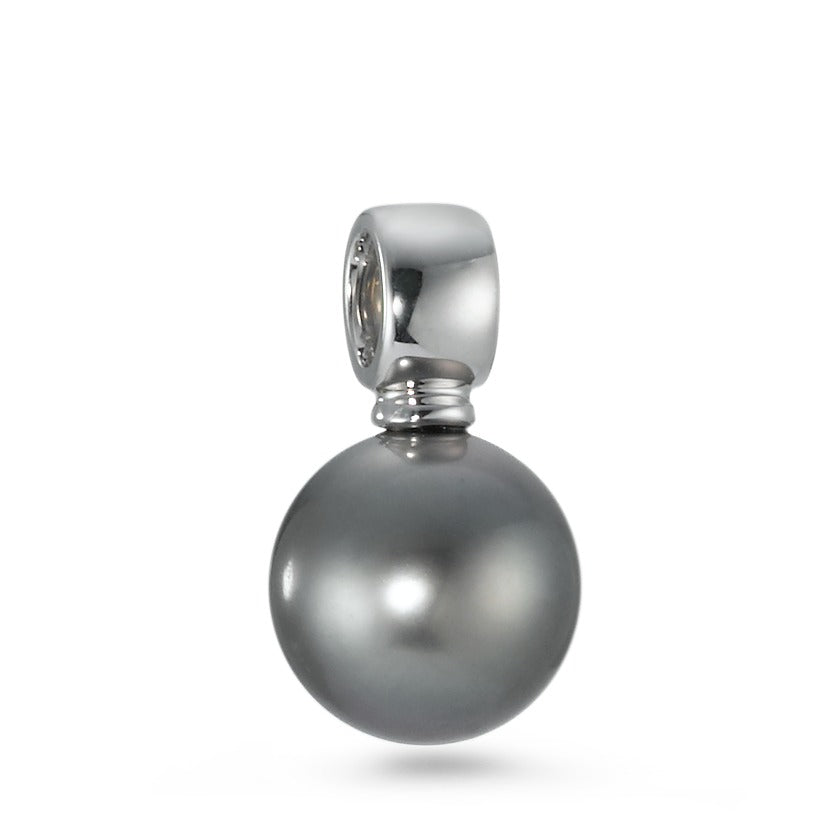 Pendant 18k White Gold Tahitian pearl