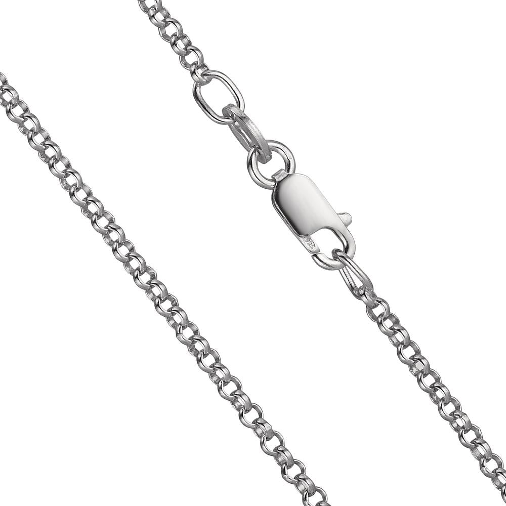 Necklace Silver Rhodium plated 42 cm