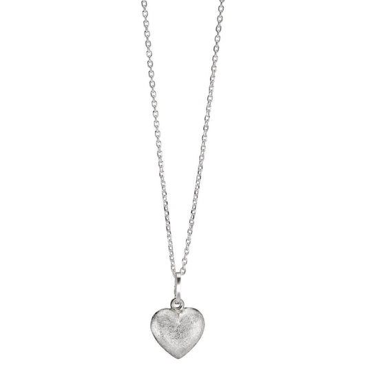 Necklace with pendant Silver Heart 40-42 cm Ø10 mm