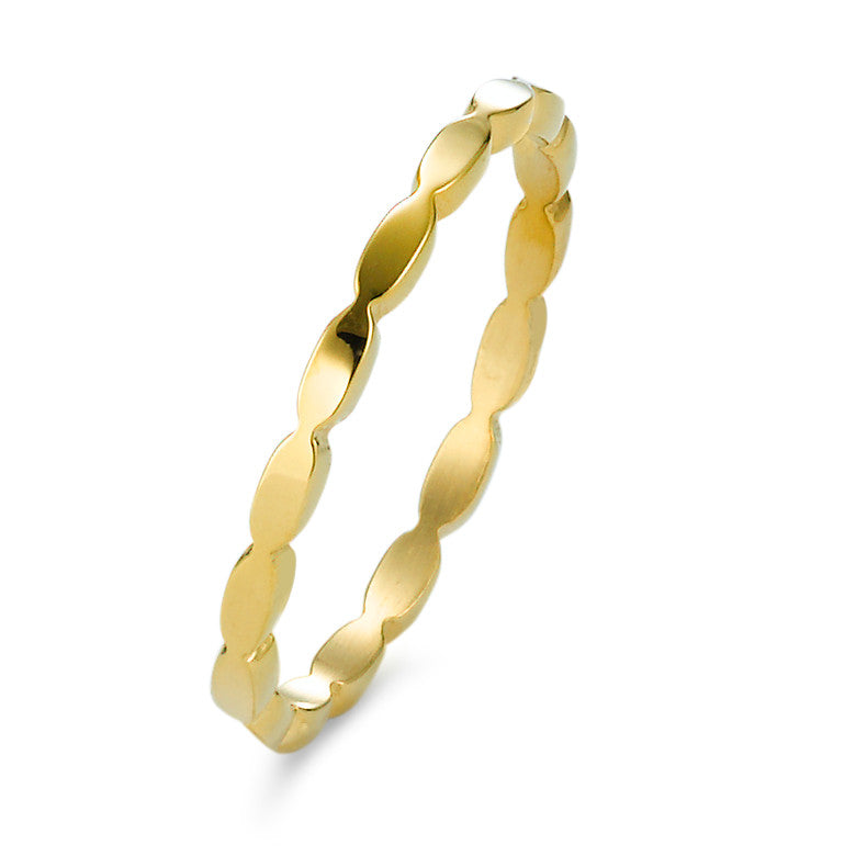 Stacking ring Stainless steel Yellow IP coated