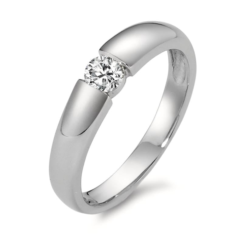 Solitaire ring Platinum 950 Diamond 0.20 ct, vsi