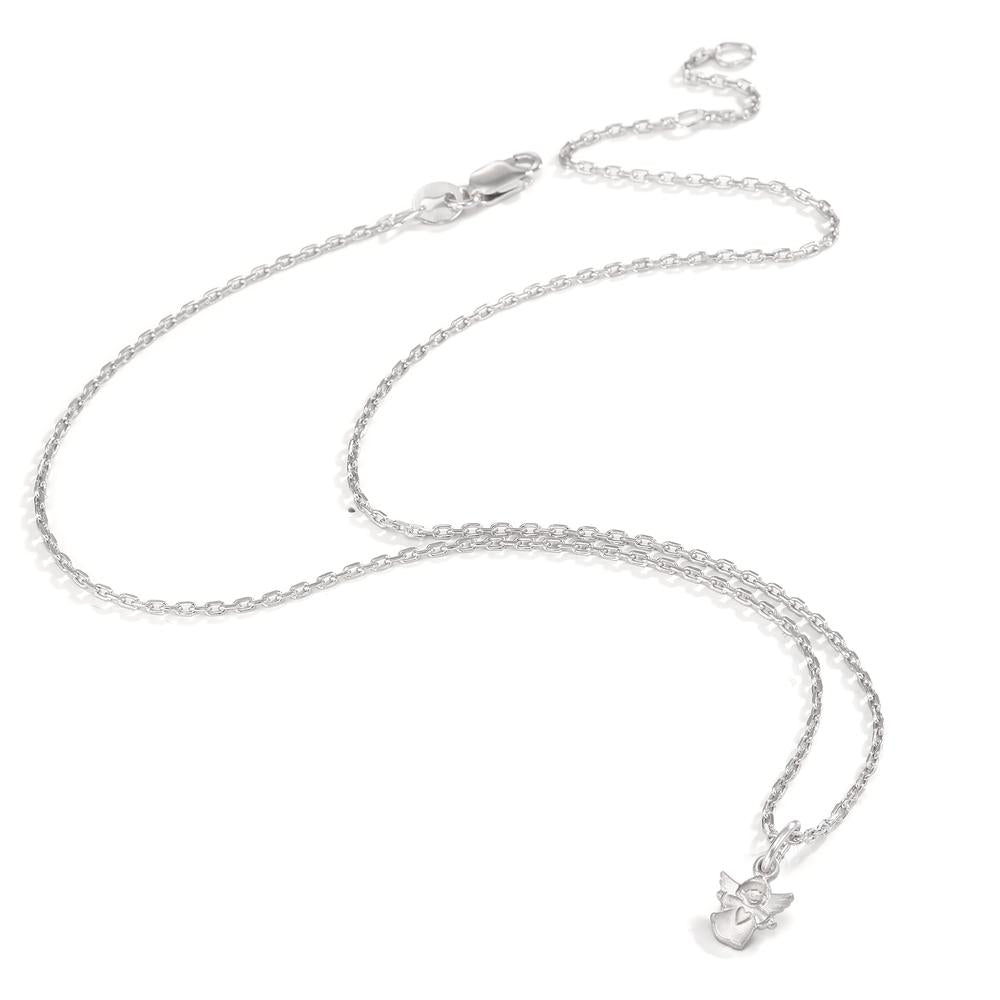 Necklace with pendant Silver Rhodium plated Guardian Angel 36-38 cm