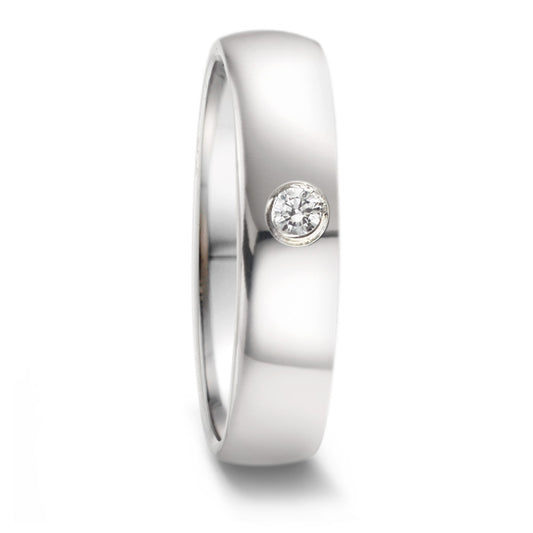 Wedding Ring Silver Zirconia