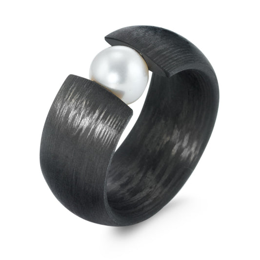 Ring Carbon Freshwater pearl