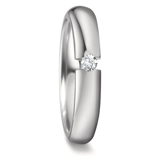 Wedding Ring Titanium Diamond 0.05 ct, w-si