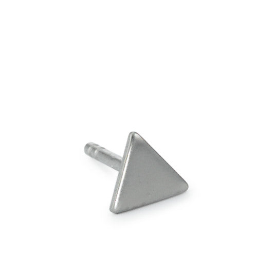 Single stud earring Stainless steel Ø4 mm