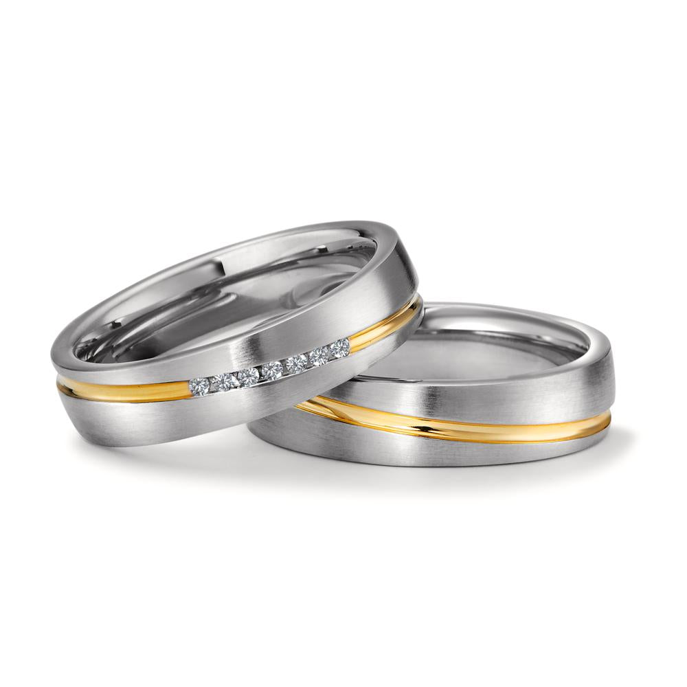 Wedding Ring Stainless steel Yellow IP coated