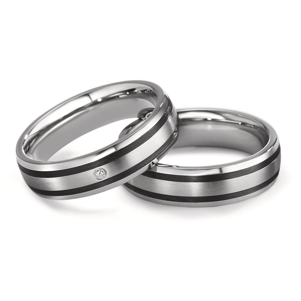 Wedding Ring Stainless steel, Carbon