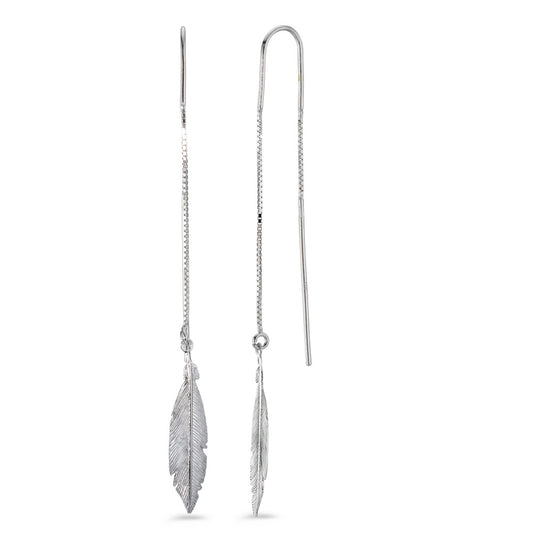 Threader Earrings Silver Rhodium plated